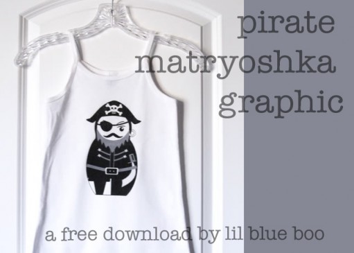 pirate matryoshka graphic via lilblueboo.com