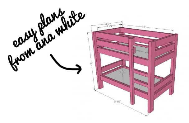 wood plans doll bed