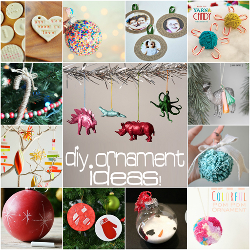 Easy DIY Ornament ideas via lilblueboo.com