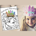 bohemian princess coloring crown download via lilblueboo.com Bohemian Princess Crown