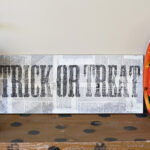 Distressed Halloween Sign