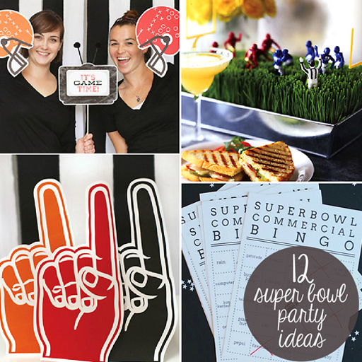 Super Bowl Football Party Ideas via lilblueboo.com