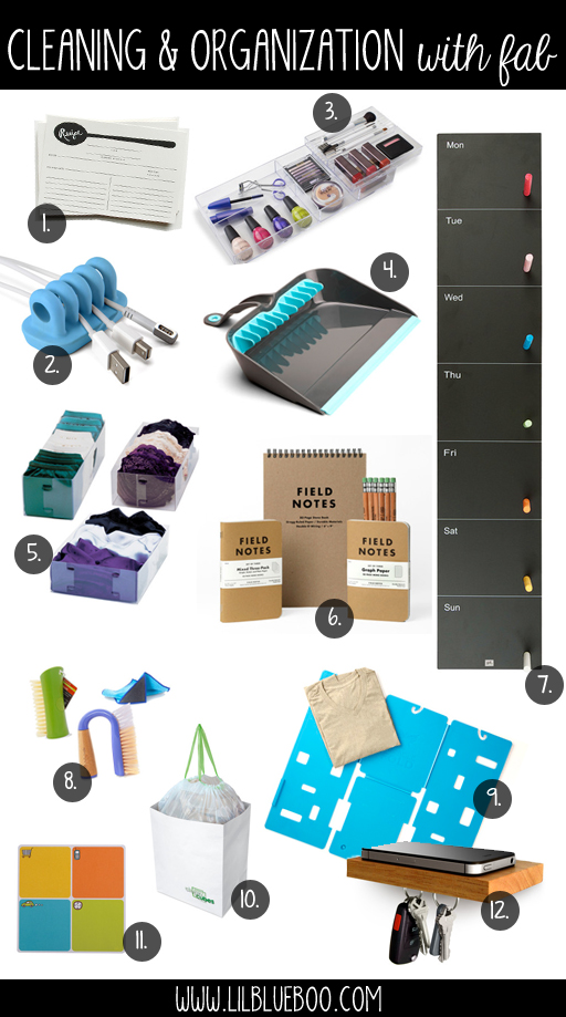Cleaning and Organizational Products Available on FAB right now! via lilblueboo.com Cleaning and Organizational Products Available on FAB right now! via lilblueboo.com