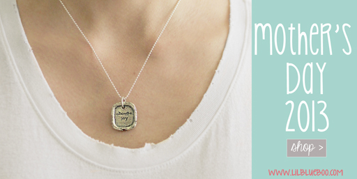 Give a Choose Joy Necklace to Mom this Mother's Day via lilblueboo.com Give a Choose Joy Necklace to Mom this Mother's Day via lilblueboo.com
