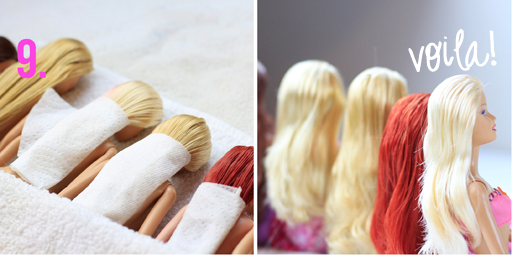 how to style fix barbie hair