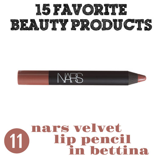 Nars Bettina Velvet Lip Pencil via lilblueboo.com