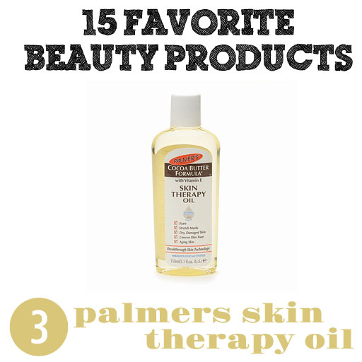 Palmer's Therapy Oil via lilblueboo.com