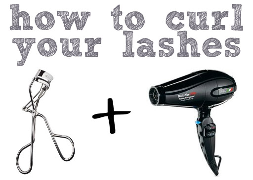Random Beauty Tip: How to curl your lashes via lilblueboo.com