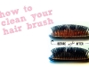 Random Beauty Tip: How to clean your hair brush via lilblueboo.com