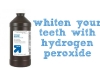 Random Beauty Tip: Whiten teeth with hydrogen peroxide via lilblueboo.com