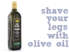 Random Beauty Tip: Shave your legs with olive oil via lilblueboo.com