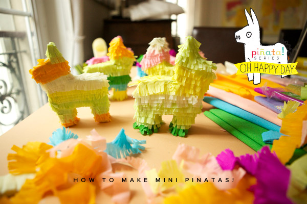 Cinco de Mayo Party Ideas: DIY Mini Pinatas via Oh Happy Day at lilblueboo.com