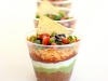 Cinco de Mayo Party Ideas: Individual Seven Layer Dip Appetizers via The Girl Who Ate Everything at lilblueboo.com