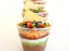 Cinco de Mayo Party Ideas: Individual Seven Layer Dip Appetizers via The Girl Who Ate Everything at lilblueboo.com