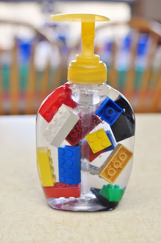 DIY Lego Soap via lilblueboo.com