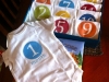 DIY Baby Gift Ideas: Monthly Onesies by Britt and her Boys via lilblueboo.com