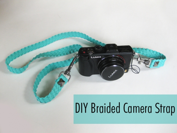 12 DIY Camera Strap Ideas: Braided Camera Strap at M&J Blog via lilblueboo.com