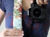 12 DIY Camera Strap Ideas: Ruched Camera Strap by Simply Notable via lilblueboo.com
