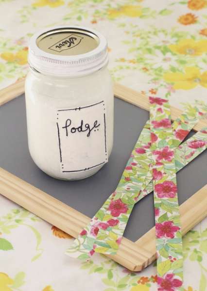 Craft Supplies you Can Make at Home: Homemade Mod Podge Recipe by The Paper Mama via lilblueboo.com