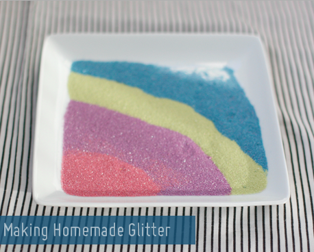 Craft Supplies you Can Make at Home: Homemade Glitter Recipe at Say Yes to Hoboken via lilblueboo.com