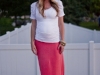 Maxi Skirt Maternity Tutorial via lilblueboo.com