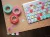 DIY Washi Tape Keyboard by Wedgienet via lilblueboo.com