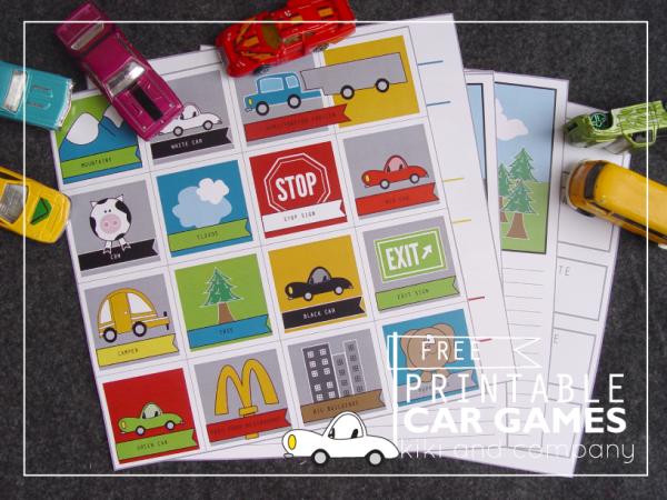 Six free printable car games like I Spy License Plates by Kiki and Company via lilblueboo.com Six free printable car games like I Spy License Plates by Kiki and Company via lilblueboo.com