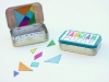 DIY Rainbow Magnetic DIY Travel Tangram by Delia Creates via lilblueboo.com