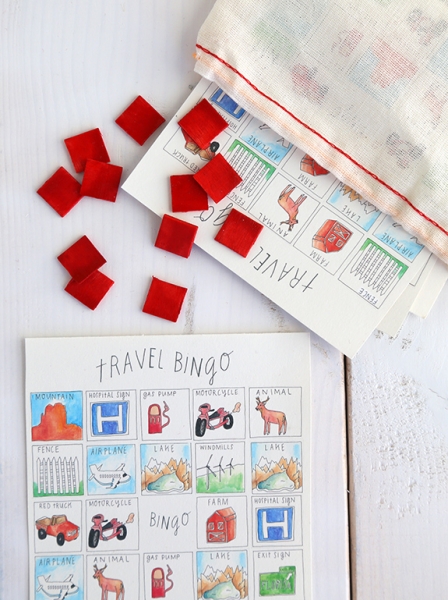 DIY Travel Bingo Printable at Say Yes to Hoboken via lilblueboo.com DIY Travel Bingo Printable at Say Yes to Hoboken via lilblueboo.com