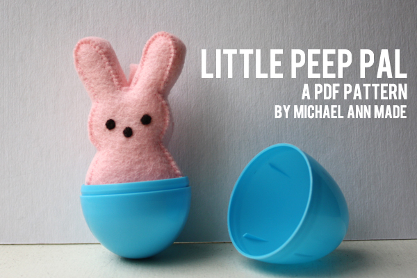 Little Bunny Peep Pattern and Tutorial by Michael Ann Made via lilblueboo.com