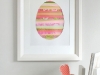 Paper Strip Easter Egg Art tutorial at Minted via lilblueboo.com