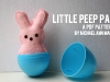 Little Bunny Peep Pattern and Tutorial by Michael Ann Made via lilblueboo.com