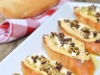 Easy Appetizer Idea: Hummus Crostini by Super Glue Mom via lilblueboo.com