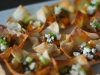 Easy Appetizer Idea: Cheddar Pumpkin Wonton Cups by Sundae Brunch via lilblueboo.com