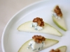 Easy Appetizer Idea: Pear, Walnut and Bleu Cheese by Julie Blanner via lilblueboo.com