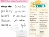 Font Roundups You Should Check Out from Carrie Loves and The Handmade Home via lilblueboo.com