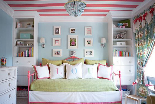 coral blue green girls bedroom decor via lilblueboo.com coral blue green girls bedroom decor via lilblueboo.com