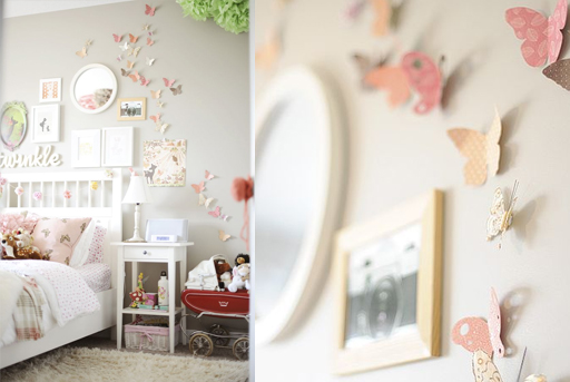 butterfly girls bedroom decor via lilblueboo.com butterfly girls bedroom decor via lilblueboo.com