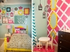 bright girls bedroom decor via lilblueboo.com