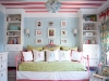 coral blue green girls bedroom decor via lilblueboo.com