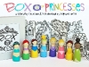 Princess peg dolls with free download via lilblueboo.com 