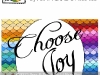 Choose Joy #choosejoy Art Printable by Pen and Paint via lilblueboo.com