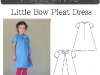 Girl's Bow Dress PDF Sewing Pattern and Tutorial by Blank Slate Patterns via lilblueboo.com