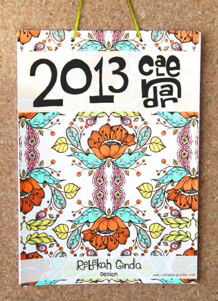 Wall or Desk Calendar Printable by Rebekah Ginda via lilblueboo.com Wall or Desk Calendar Printable by Rebekah Ginda via lilblueboo.com