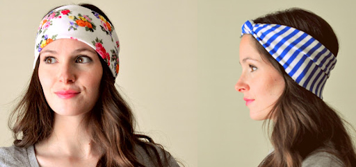 3 DIY Turban Tutorials from Cotton and Curls via lilblueboo.com 