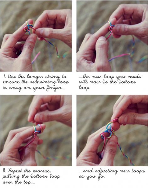 How to finger crochet click for the rest via lilblueboo.com How to finger crochet click for the rest via lilblueboo.com