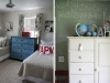 Cute twin beds and other boy's bedroom decor ideas via lilblueboo.com 