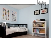 Book wall art and other boy's bedroom decor ideas via lilblueboo.com 