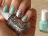 Spring Nail Art Ideas: Add a glitter accent by Unwritten via lilblueboo.com