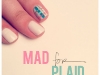 Spring Nail Art Ideas: Mad for Plaid at The Beauty Department via lilblueboo.com
